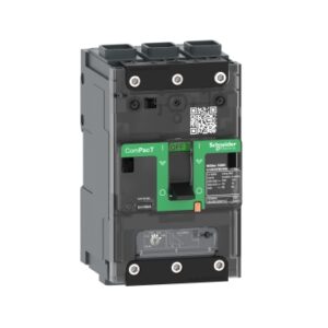 מפסק יצוק קומפקטי NSXm B (25kA) - 80A הגנה טרמית כיול טרמי 0.7-1