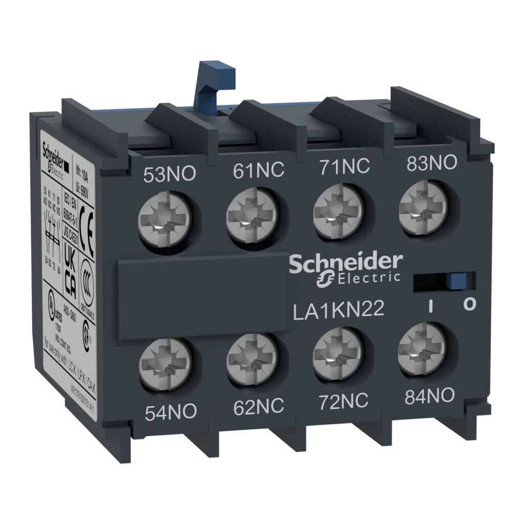 מגע עזר למגען 2NO+2NC LC/LP/CA 