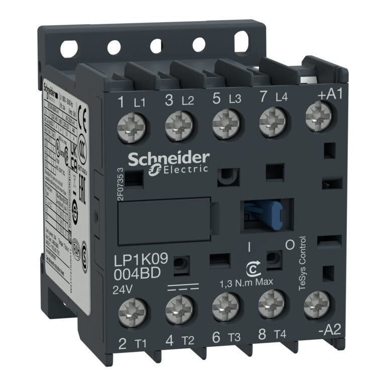 מגען מיני 20A 24V DC 4P 4NO TeSys K
