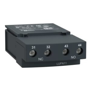מודול מצב מגעים ראשיים - סדרתTeSys U - הרכב מגעים 1NO+1NC (מגעי עזר המסמנים מצב מגעים ראשיים).