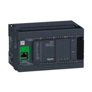 בקר מתוכנת מסדרה M241 - 14 דיגיטליות 24VDC - 10 יציאות טרנזיסטור - כניסת אתרנט - כניסה סריאלית - כניסת CAN Bus Master - הזנה 24VDC