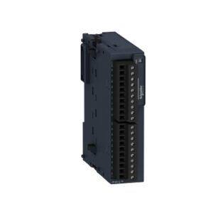 כרטיס אנלוגי 8 כניסות מתח/זרם מסדרה TM3 - תואם בקרי M221/M241 - 0-20mA -4-20mA - 0-10V - מחבר ברגים