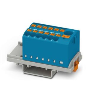 PTFIX 6/12X2.5 NS35 BU בלוק חלוקה